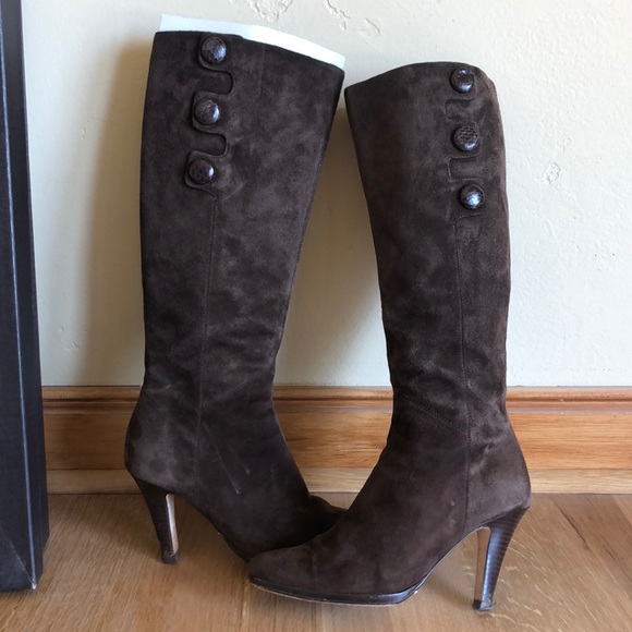 Cole Haan Aliya Air Boot Dark Chocolate suede - Picture 3 of 8